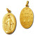 14kt Yellow Gold 32x22mm Oval  Miraculous Medal