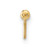 14k 2mm Ball Nose Stud with Bright Finish