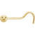 14k 2mm Ball Nose Stud Screw Twist