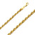 14K Yellow Gold 7mm Hollow Rope Chain 30 Inches