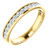 14k Yellow Gold Eternity Band 1/2 Ctw 16 Stones