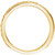 14K Yellow Gold 4.5mm wide Stackable Rings