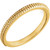 14K Yellow Gold 3mm wide Dubale Beaded Pattern Stackable Rings