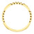 14K Yellow Gold 1.9mm wide Pattern Stackable Rings