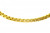14k Yellow Gold 4mm Round Diamond Cut Box Chain Necklace 24 Inches