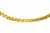 14k Yellow Gold 4mm Round Diamond Cut Box Chain Necklace 28 Inches