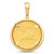 14k Gold 1/4 Oz American Eagle Coin 1.35 Ctw. Diamond Pendant