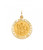 14kt Yellow Gold 12mm Round St. Christopher Medal