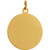 14kt Yellow Gold 12mm Round St. Christopher Medal