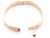 14k Rose Gold Vikings bangle 8.0"