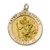 14kt Yellow Gold 33mm Round St. Christopher Medal