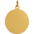 14kt Yellow Gold 18.5mm Round St. Christopher Medal