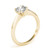 14k Rose Gold 1/2 Ctw Diamond Solitaire Engagement Diamond Ring