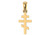 14kt Yellow Gold Russian Orthodox cross Pendant 20.0mm x 11.0mm