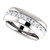 18k White Gold Mens 8.0mm Diamond Band 1.50 CTW