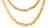 14k Yellow Gold 4.0mm Round Byzantine Chain Necklace 20 Inches