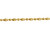 14k Yellow Gold 2.0mm Typhoon Moon Cut Chain 16 Inches