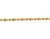 14k Yellow Gold 2.0mm Typhoon Moon Cut Chain 18 Inches
