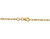 14k Yellow Gold 2.0mm Typhoon Moon Cut Chain 18 Inches