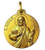 14kt Yellow Gold 21.0 mm Round Saint Jude (San Judas) Medal
