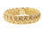 14k Yellow Gold Diamond Nugget Bracelet 17.0 mm 3.5 Ctw.