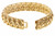 14k Yellow Gold Diamond Nugget Bracelet 17.0 mm 3.5 Ctw.