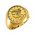 14k Gold Mens Coin Ring With A $5.00 Liberty Gold Coin 24.4mm