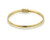 18k Gold 6mm Domed Omega Bracelet 7 Inches