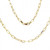 14k Yellow Gold 3.5mm Paper Clip Chain Necklace 18 Inches