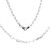 14k White Gold 3.5mm Paper Clip Chain necklace 16 Inches