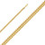 14K Yellow Gold 4.5mm Hollow Miami Cubans Chain  20 Inches