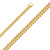 14K Yellow Gold 8mm Hollow Miami Cubans Chain  20 Inches