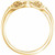 14k Yellow Gold Ladies Oval Signet Ring 13mm By 7mm