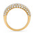 18K Yellow Gold Cigar Band With 3.25 ctw Diamonds
