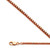 18k Rose Gold Franco Chain 4.0mm 26 Inches