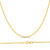 10k Gold 2.5mm Spiga (wheat) Hollow Chain 22 Inches