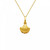 14K Yellow Gold Clam with Pearl Necklace 11.0mm
