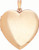 14k Gold 28MM Heart High Polish Locket Pendant