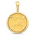 14k Gold 1/10 Oz American Eagle Coin .60 Ctw. Diamond Pendant