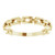 14K Yellow Gold 3mm wide Chain Link Stackable Rings