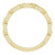 14K Yellow Gold 3mm wide Chain Link Stackable Rings