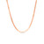 14k Rose Gold 4.0mm Herringbone Chain 16 Inches