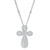 14kt White Gold 2.02 CTW  Diamond Cross Necklace 37.0mm x 26.0mm 14kt White Gold 2.02 CTW  Diamond Cross Necklace 37.0mm x 26.0mm