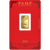 24k Gold 5 Gram Pamp Suisse Year of the Ox Bar Encased in 14K Gold