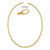 14k Yellow Gold 4.8mm Paper Clip Chain Necklace 18 Inches Solid Links
