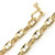 14k Yellow Gold 8mm Solid Puffed Anchor 26 Inches Chain