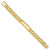 10k Gold 12.0mm Nugget Id Bracelet 8.5 In