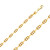 14K Yellow Gold 4.0 mm Anchor Bracelet 8 Inches
