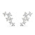 14K 1/4 CTW Natural Diamond Ear Climbers Earrings