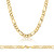 10k Gold 5.35mm Open Figaro Chain 28 Inches